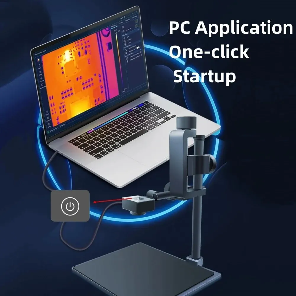 256X192 3D Thermal Imaging Analyzer for PCB Circuit Leakage Short Inspect Computer Phone Repair Thermal Camera Imager 256X192 3D Thermal Imaging Analyzer for PCB Circuit Leakage Short Inspect Computer Phone Repair Thermal Camera Imager