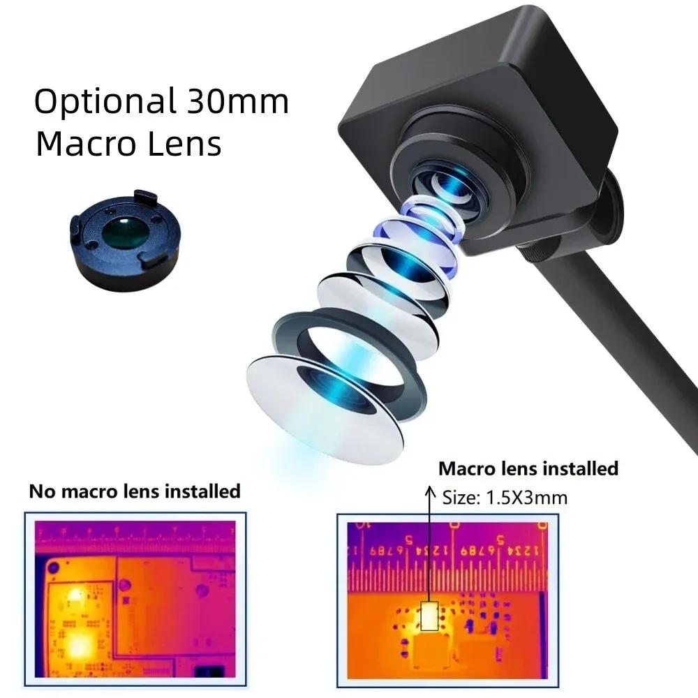 256X192 3D Thermal Imaging Analyzer for PCB Circuit Leakage Short Inspect Computer Phone Repair Thermal Camera Imager 256X192 3D Thermal Imaging Analyzer for PCB Circuit Leakage Short Inspect Computer Phone Repair Thermal Camera Imager