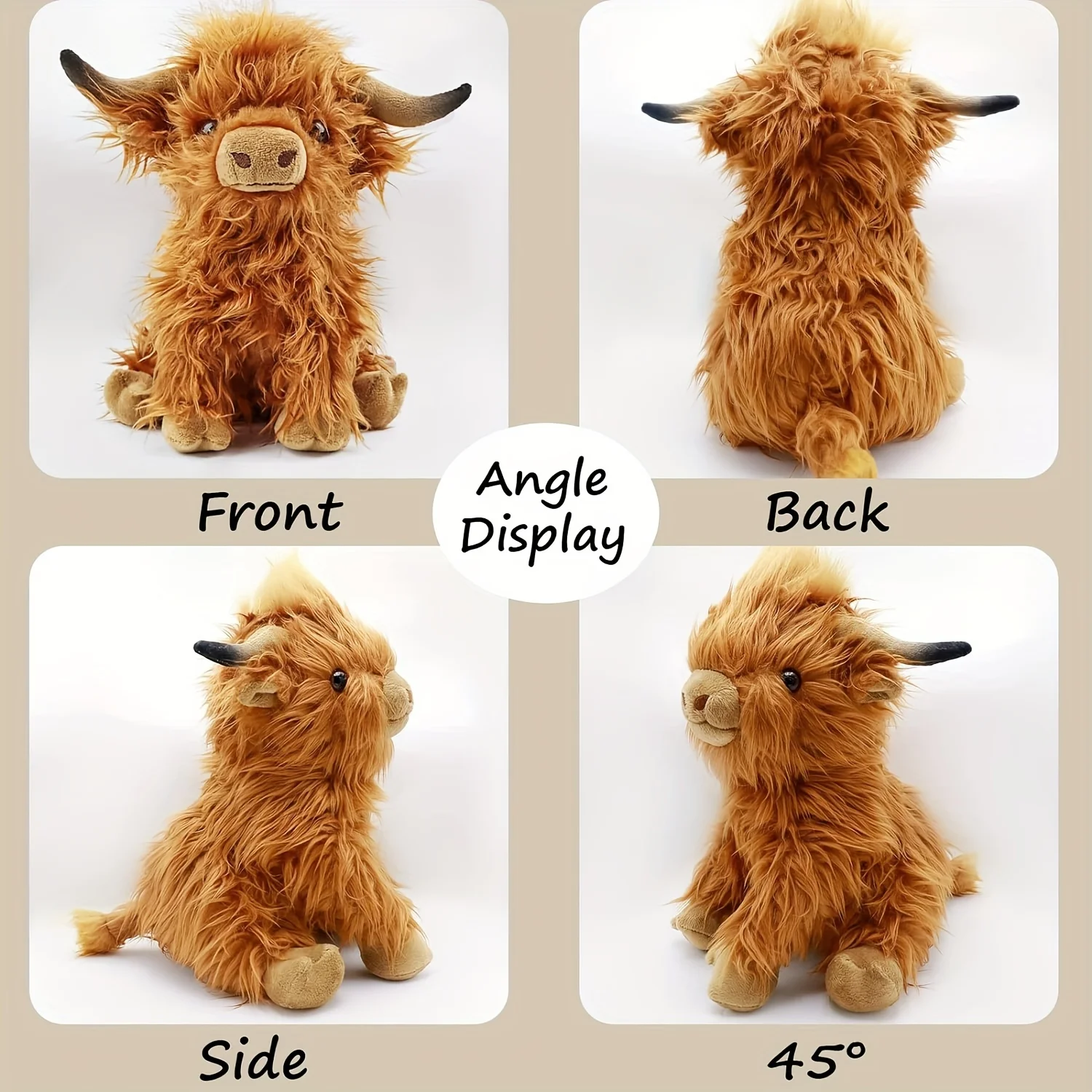 25cm Simulation Highland Cow Plush Animal Doll Soft Stuffed Highland Cow Plush Toy Kawaii Kids Baby Gifts Toy Home Room 25cm Simulation Highland Cow Plush Animal Doll Soft Stuffed Highland Cow Plush Toy Kawaii Kids Baby Gifts Toy Home Room
