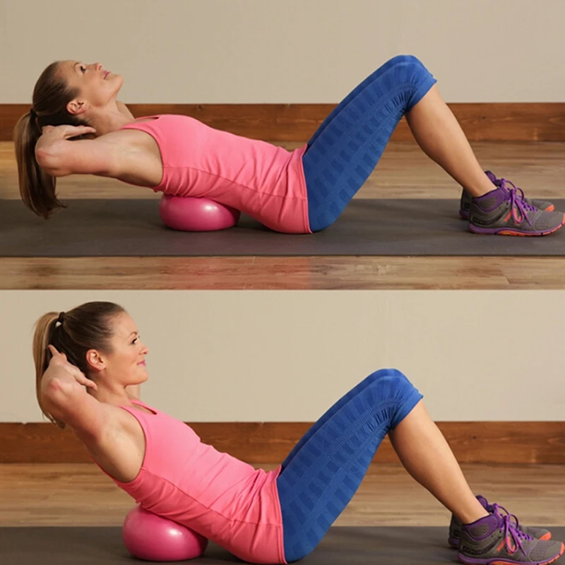 25cm Yoga Ball Exercise Gymnastic Fitness Pilates Ball Balance Exercise Gym Fitness Yoga Core Ball Indoor Training Yoga