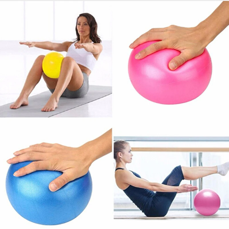 25cm Yoga Ball Exercise Gymnastic Fitness Pilates Ball Balance Exercise Gym Fitness Yoga Core Ball Indoor Training Yoga