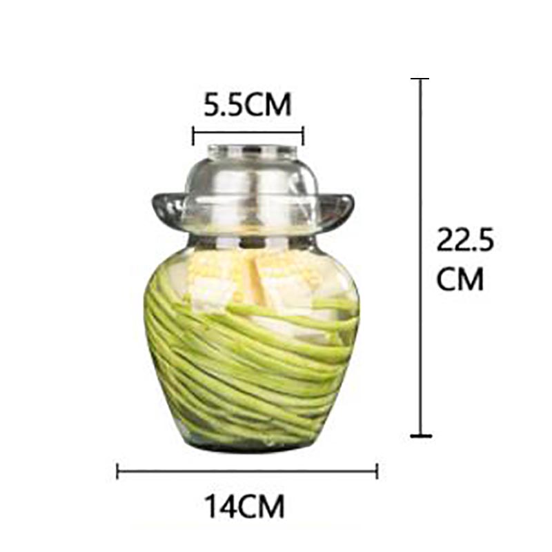 2.5KG Pickling Glass Fermenting Jar 2.5KG Pickling Glass Fermenting Jar