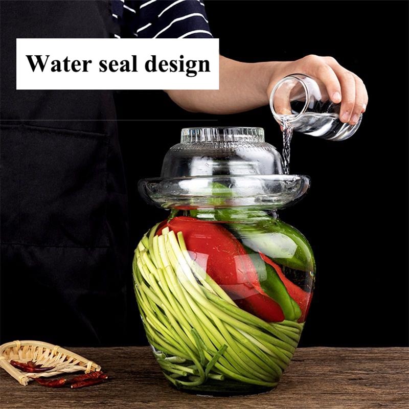 2.5KG Pickling Glass Fermenting Jar 2.5KG Pickling Glass Fermenting Jar