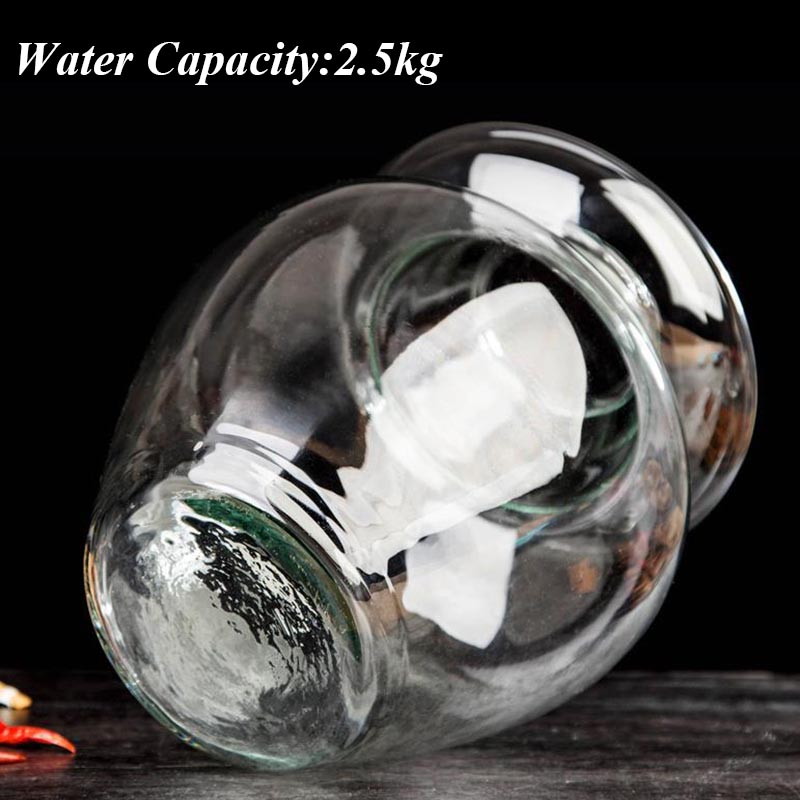 2.5KG Pickling Glass Fermenting Jar 2.5KG Pickling Glass Fermenting Jar