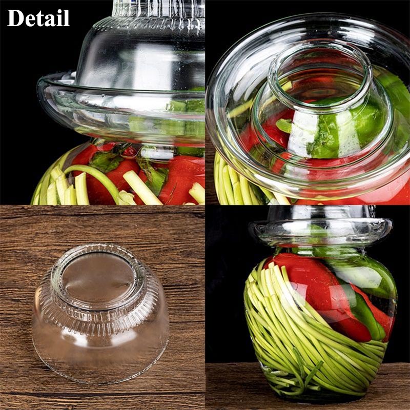 2.5KG Pickling Glass Fermenting Jar 2.5KG Pickling Glass Fermenting Jar