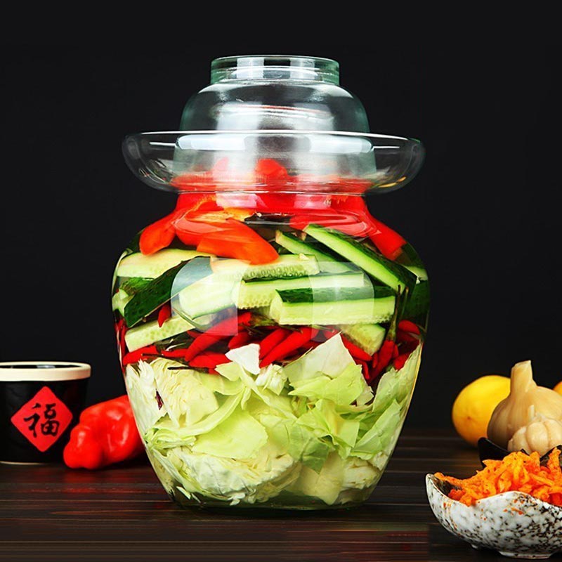 2.5KG Pickling Glass Fermenting Jar 2.5KG Pickling Glass Fermenting Jar