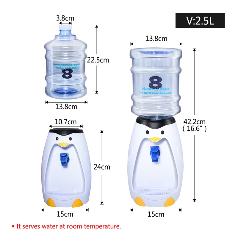 2.5L Portable Penguin Water Dispenser 2.5L Portable Penguin Water Dispenser