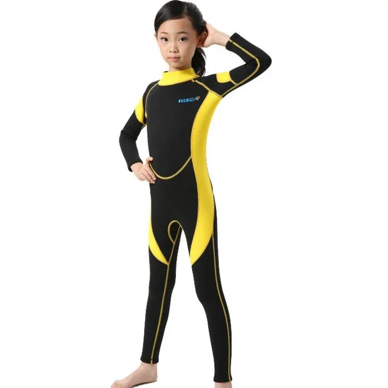 2.5MM Neoprene Wetsuits Kids Swimwears Diving Suits Long Sleeves Boys Girls Surfing Children Rash Guards Snorkel One 2.5MM Neoprene Wetsuits Kids Swimwears Diving Suits Long Sleeves Boys Girls Surfing Children Rash Guards Snorkel One