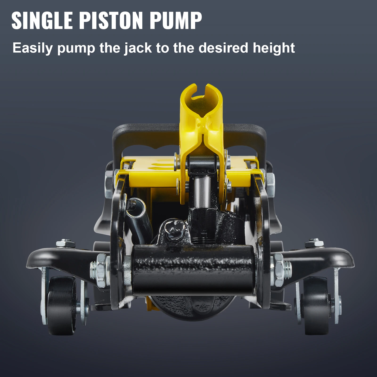2.5T Floor Hydraulic Jack Pneumatic Low Profile Floor Jack Heavy-Duty Steel Racing Floor Jack with Single Piston Lift