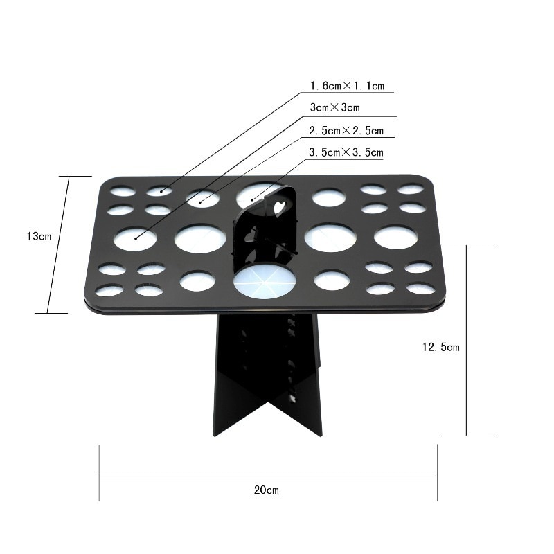 26 Holes Makeup Brush Stand