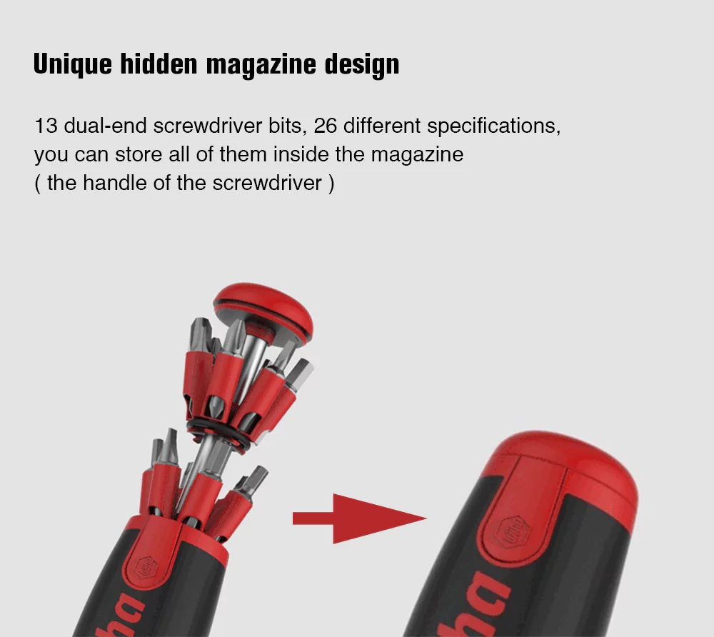 26-in-1 Magnetic Bits Screwdriver Set 26-in-1 Magnetic Bits Screwdriver Set