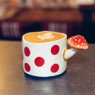 260ml Ceramic Mushroom Mug 260ml Ceramic Mushroom Mug