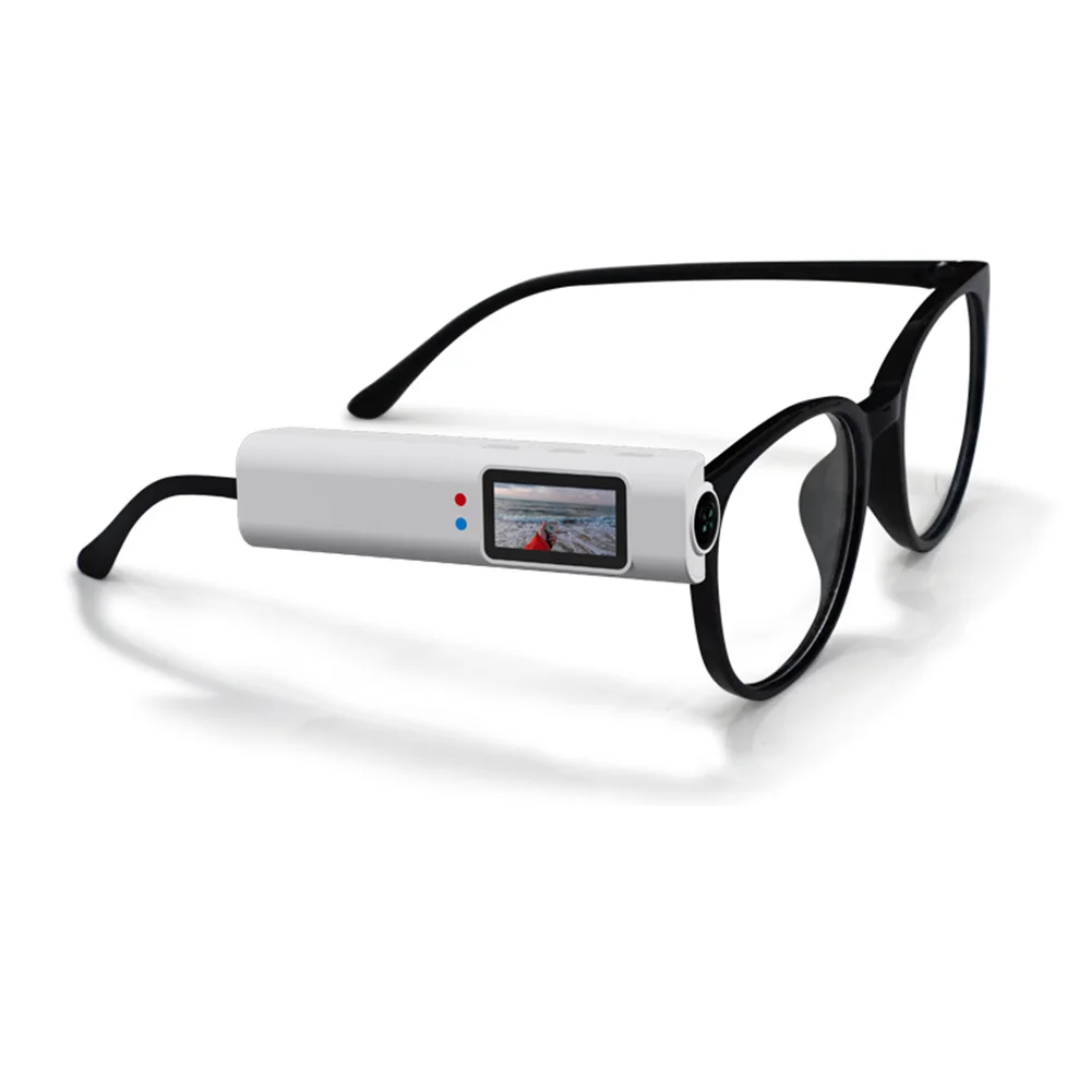 2.7K Mini FPV Eyeglasses Video Shooting Micro-camera HD WiFi Intelligent Headset Glasses Video&Sound Recording WiFi APP