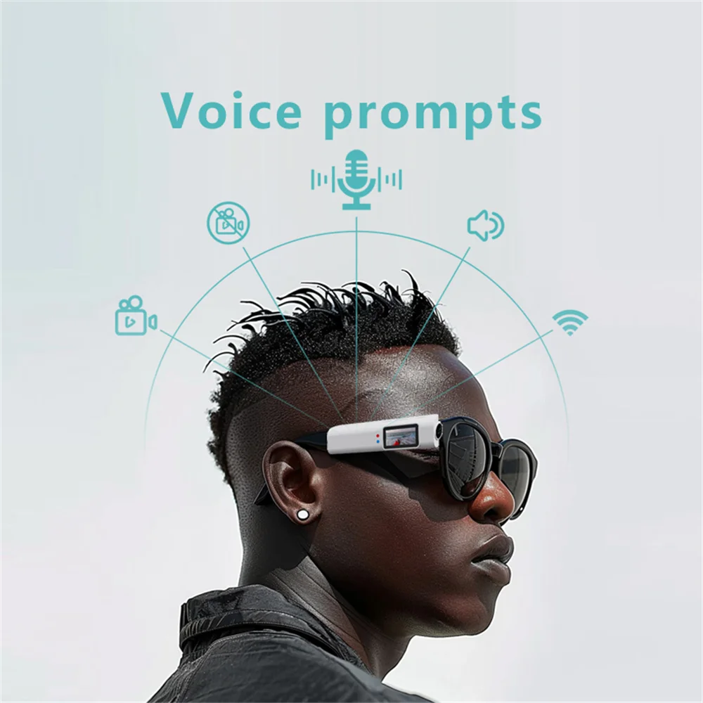 2.7K Mini FPV Eyeglasses Video Shooting Micro-camera HD WiFi Intelligent Headset Glasses Video&Sound Recording WiFi APP 2.7K Mini FPV Eyeglasses Video Shooting Micro-camera HD WiFi Intelligent Headset Glasses Video&Sound Recording WiFi APP