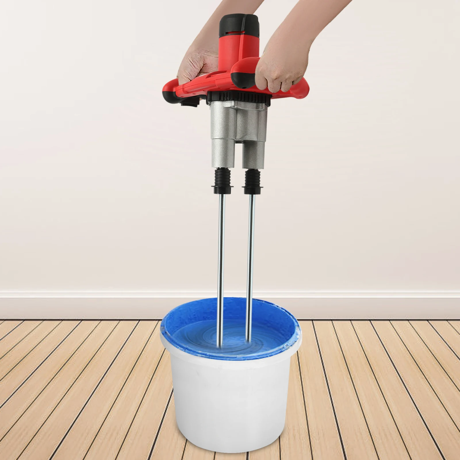 2800W Handheld Paint and Mortar Stirrer Corded Electric 2-Gear Concrete Mixer 6 Speeds Optional Red/Green US/EU 2800W Handheld Paint and Mortar Stirrer Corded Electric 2-Gear Concrete Mixer 6 Speeds Optional Red/Green US/EU