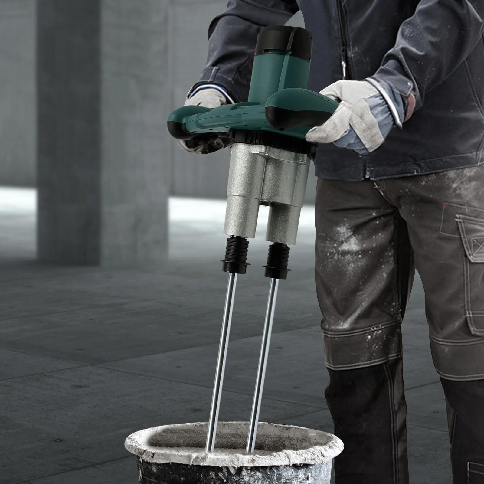 2800W Handheld Paint and Mortar Stirrer Corded Electric 2-Gear Concrete Mixer 6 Speeds Optional Red/Green US/EU 2800W Handheld Paint and Mortar Stirrer Corded Electric 2-Gear Concrete Mixer 6 Speeds Optional Red/Green US/EU