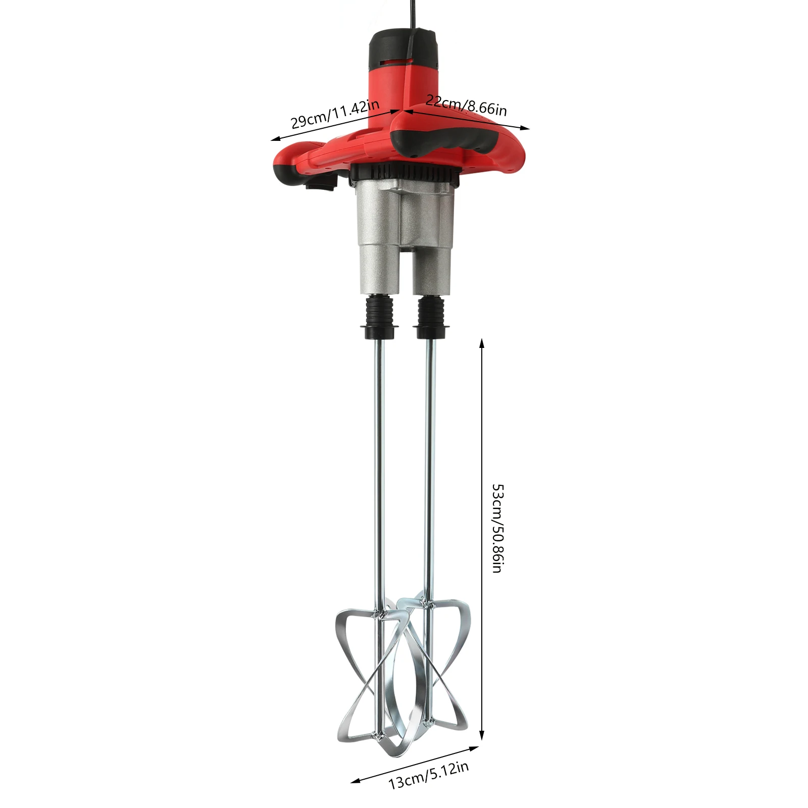 2800W Handheld Paint and Mortar Stirrer Corded Electric 2-Gear Concrete Mixer 6 Speeds Optional Red/Green US/EU 2800W Handheld Paint and Mortar Stirrer Corded Electric 2-Gear Concrete Mixer 6 Speeds Optional Red/Green US/EU