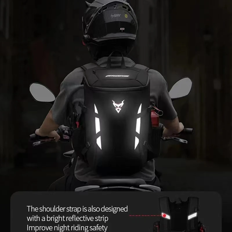 28L Motorcycle Backpack Waterproof Outdoor Sports Riding Helmet Locomotive Backpack Business Travel Laptop Bag 28L Motorcycle Backpack Waterproof Outdoor Sports Riding Helmet Locomotive Backpack Business Travel Laptop Bag