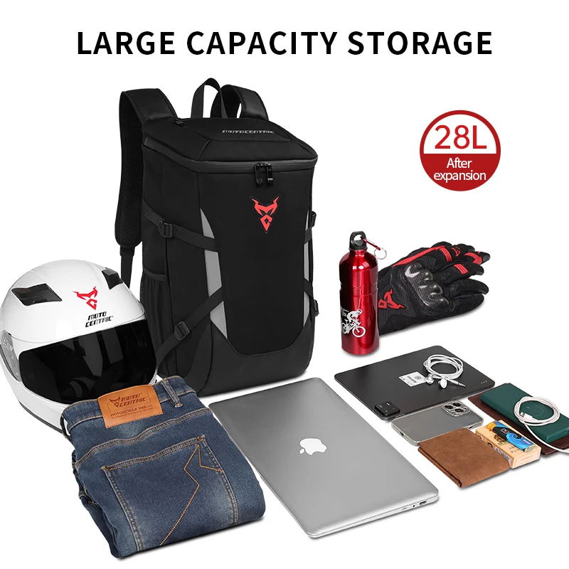 28L Motorcycle Backpack Waterproof Outdoor Sports Riding Helmet Locomotive Backpack Business Travel Laptop Bag 28L Motorcycle Backpack Waterproof Outdoor Sports Riding Helmet Locomotive Backpack Business Travel Laptop Bag
