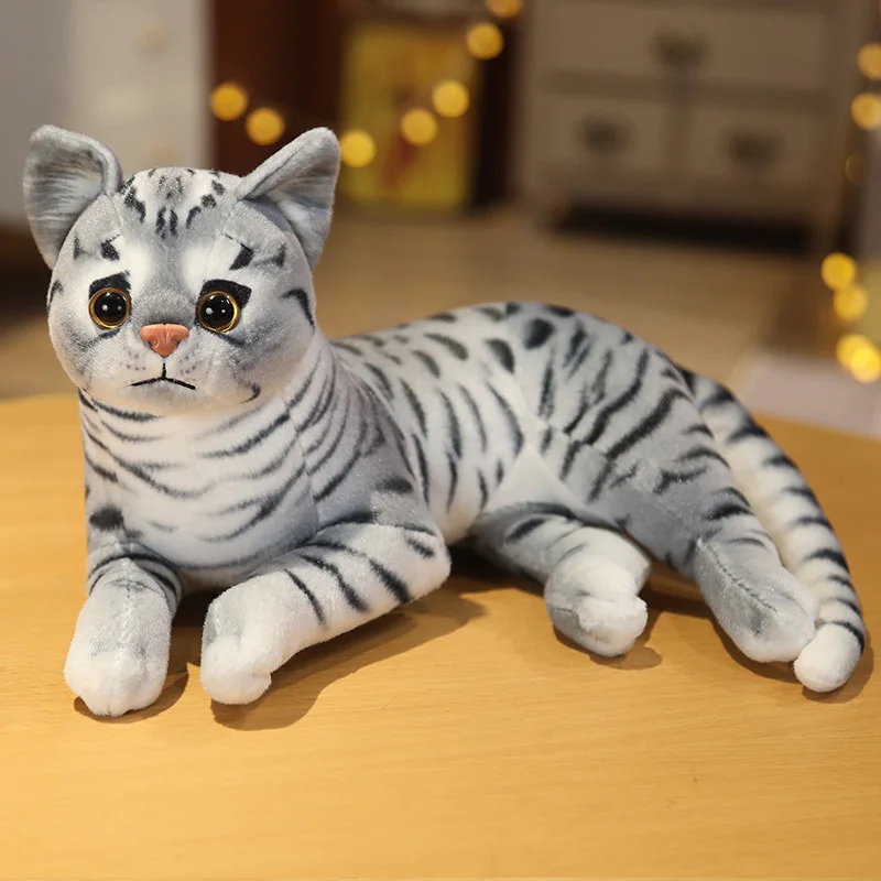 29cm Simulation American Shorthai Siamese Cat Plush Stuffed Lifelike Doll Animal Pet Toys 29cm Simulation American Shorthai Siamese Cat Plush Stuffed Lifelike Doll Animal Pet Toys