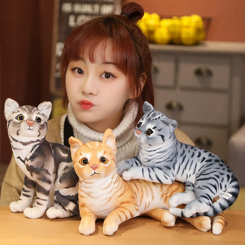 29cm Simulation American Shorthai Siamese Cat Plush Stuffed Lifelike Doll Animal Pet Toys 29cm Simulation American Shorthai Siamese Cat Plush Stuffed Lifelike Doll Animal Pet Toys