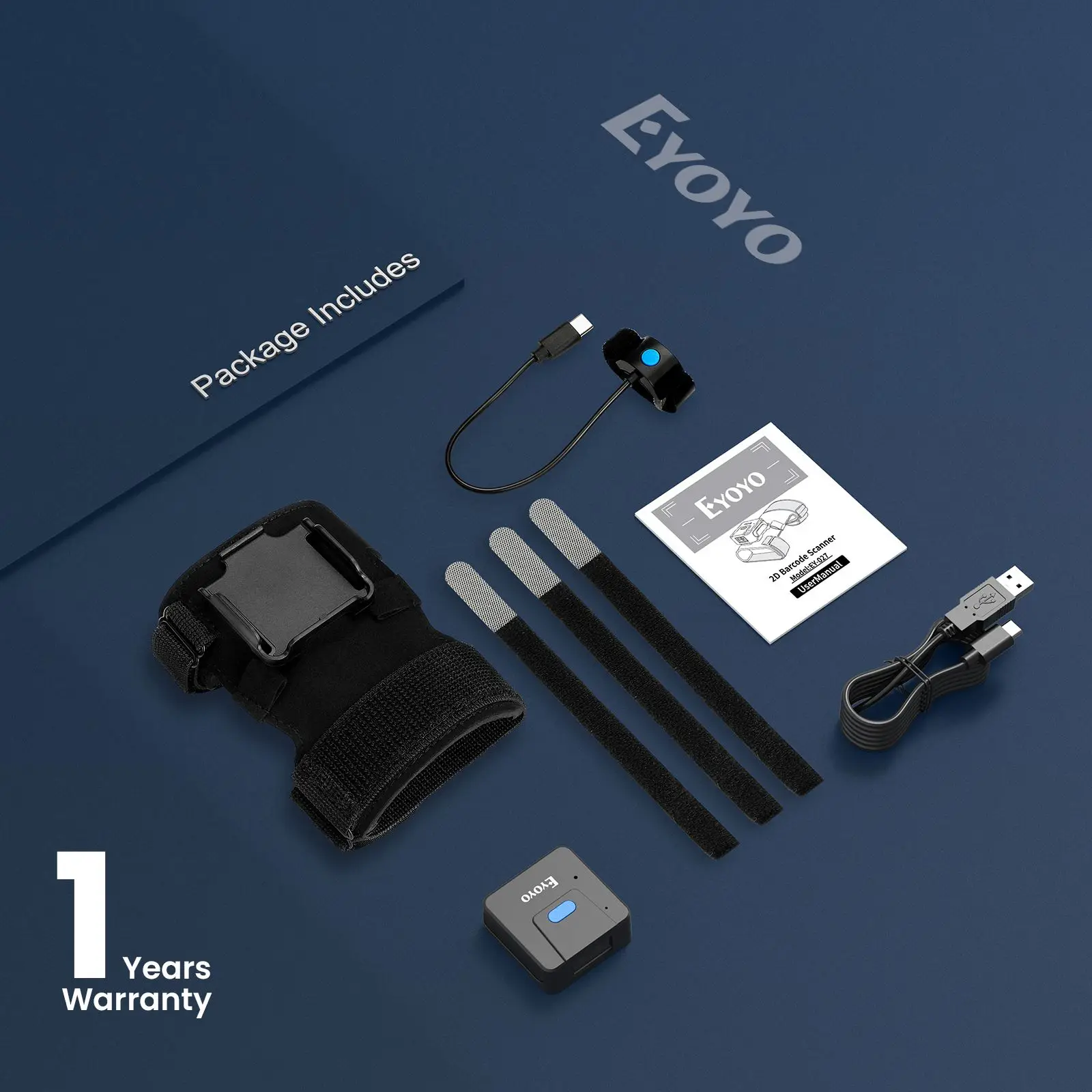 2D Bluetooth Barcode Scanner Left and Right Hand Glove Wearable Scanner Patable 1D QR Finger Bar Code Reader Wireless 2D Bluetooth Barcode Scanner Left and Right Hand Glove Wearable Scanner Patable 1D QR Finger Bar Code Reader Wireless