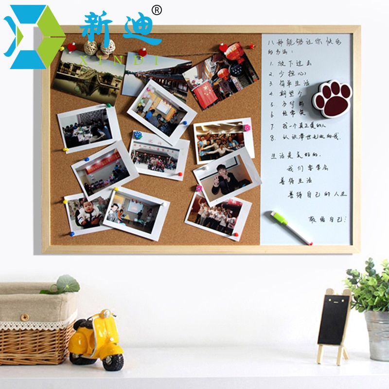 2in1 Whiteboard and Corkboard Set