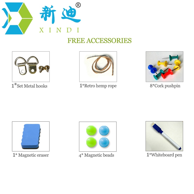 2in1 Whiteboard and Corkboard Set