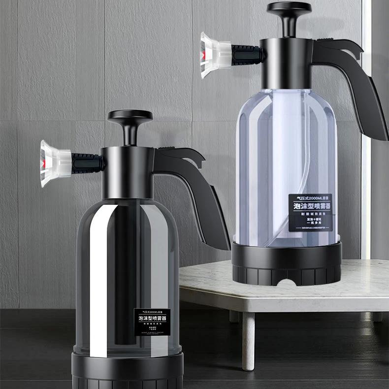 2L Hand Pump Foam Sprayer with 3 Types of Nozzle Hand Pneumatic Foam Cannon Snow Foam Car Wash Spray Bottle Car Window 2L Hand Pump Foam Sprayer with 3 Types of Nozzle Hand Pneumatic Foam Cannon Snow Foam Car Wash Spray Bottle Car Window