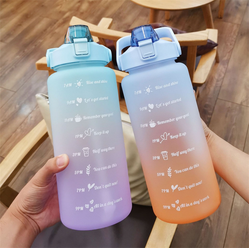 2L Motivational Water Bottle with Time Marker 2L Motivational Water Bottle with Time Marker
