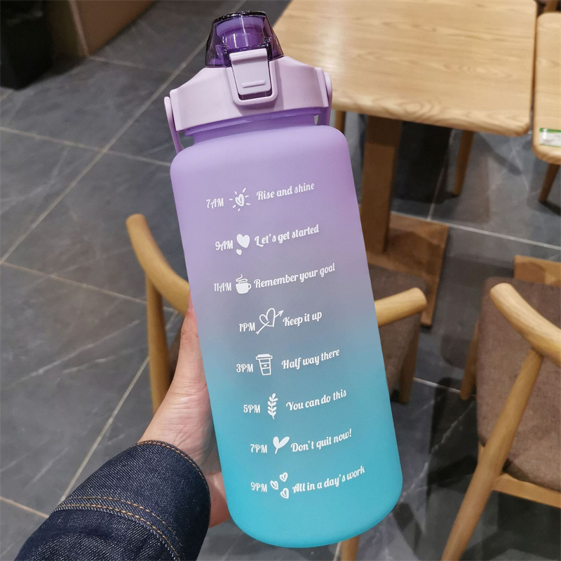 2L Motivational Water Bottle with Time Marker 2L Motivational Water Bottle with Time Marker
