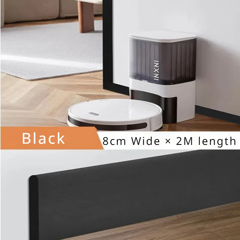 2M Waterproof enclosure Self adhesive Skirting Line 3D Wall Sticker Thickened Anti-collision Decoration Kid's Corner