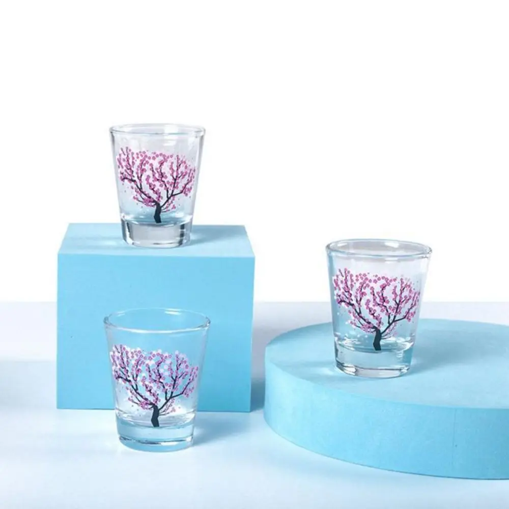 2oz Glass Wine Glass Cup Temperature Change Color Sakura Vodka Shot Glasses Clear Mini Glass Vodka Cup Bar Barware Wine 2oz Glass Wine Glass Cup Temperature Change Color Sakura Vodka Shot Glasses Clear Mini Glass Vodka Cup Bar Barware Wine