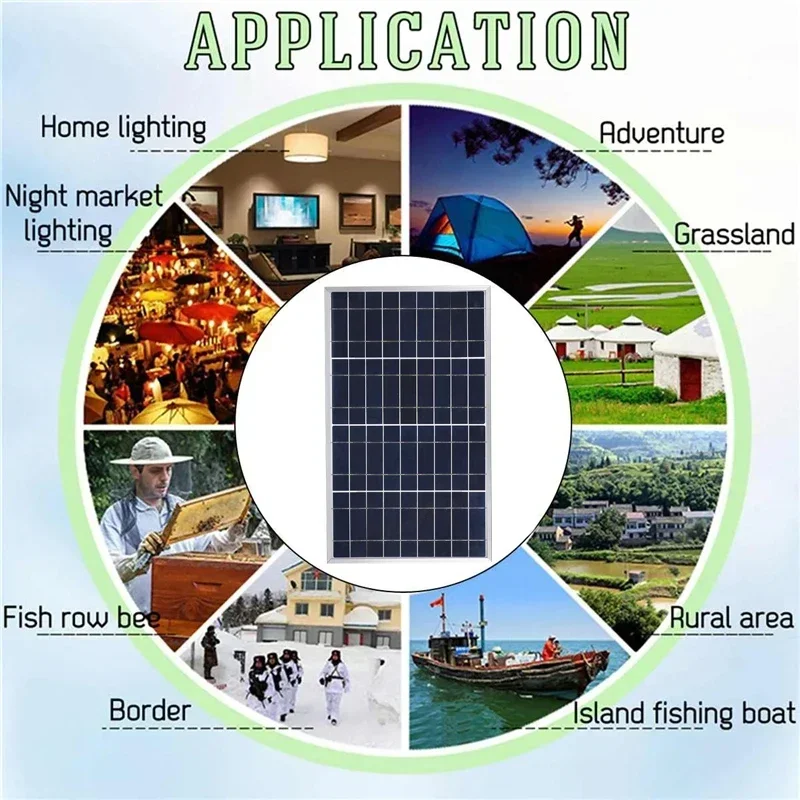2pcs 600W Solar Panel Kit Complete 12V Polycrystalline USB Power Portable Outdoor Rechargeable Solar Cell Solar 2pcs 600W Solar Panel Kit Complete 12V Polycrystalline USB Power Portable Outdoor Rechargeable Solar Cell Solar