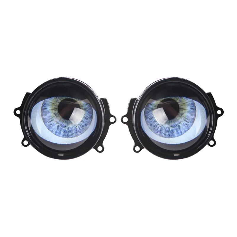 2pcs 7th Devil Eyes Lens 3 Inch for 12v Car WIFI Control Eyes Retrofit Kits Fitting Car Light Accessories 2pcs 7th Devil Eyes Lens 3 Inch for 12v Car WIFI Control Eyes Retrofit Kits Fitting Car Light Accessories