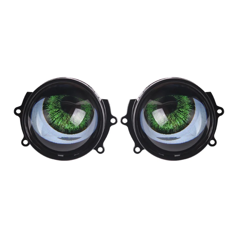 2pcs 7th Devil Eyes Lens 3 Inch for 12v Car WIFI Control Eyes Retrofit Kits Fitting Car Light Accessories 2pcs 7th Devil Eyes Lens 3 Inch for 12v Car WIFI Control Eyes Retrofit Kits Fitting Car Light Accessories