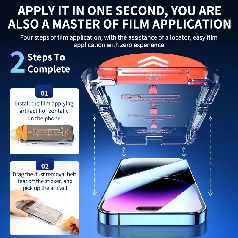 2pcs 8K Oleophobic Coating Dust free Installation Screen Protector For iPhone 13 11 12 14 Pro Max Mini XS MAX X 15 Anti 2pcs 8K Oleophobic Coating Dust free Installation Screen Protector For iPhone 13 11 12 14 Pro Max Mini XS MAX X 15 Anti