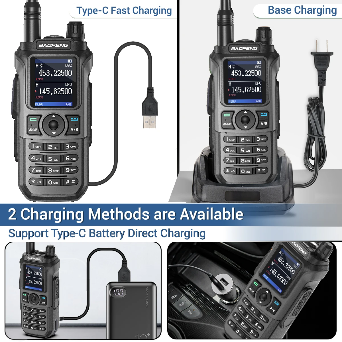 2PCS Baofeng UV-21 Pro Walkie Talkie Multi Band Wireless Copy Frequency Long Range 999CH AM High Power UV 5R K6 5RH Ham