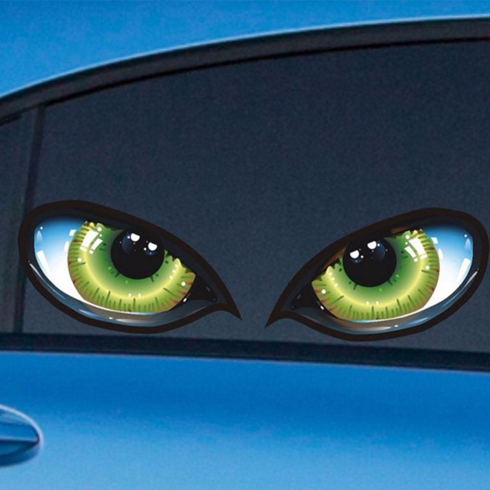 2pcs Car Decal Stickers Cat Eyes 2pcs Car Decal Stickers Cat Eyes