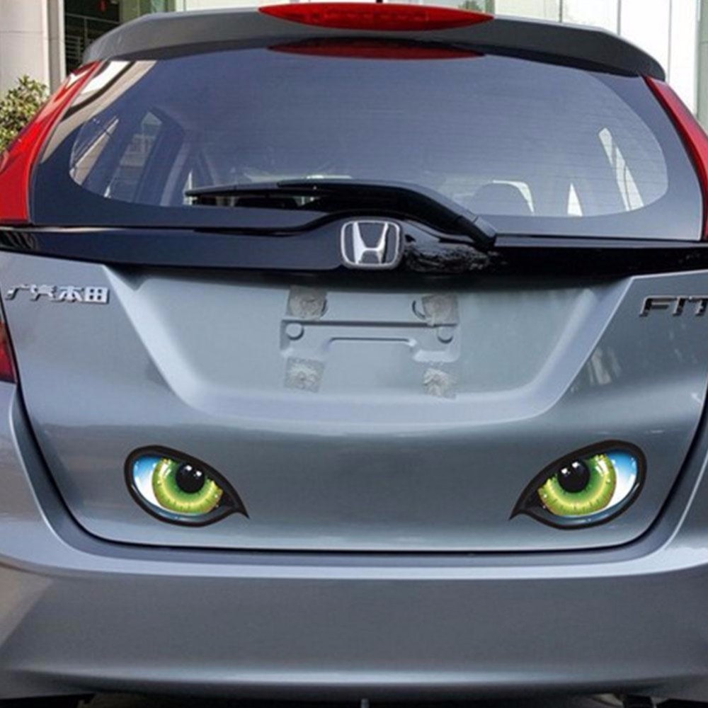 2pcs Car Decal Stickers Cat Eyes 2pcs Car Decal Stickers Cat Eyes