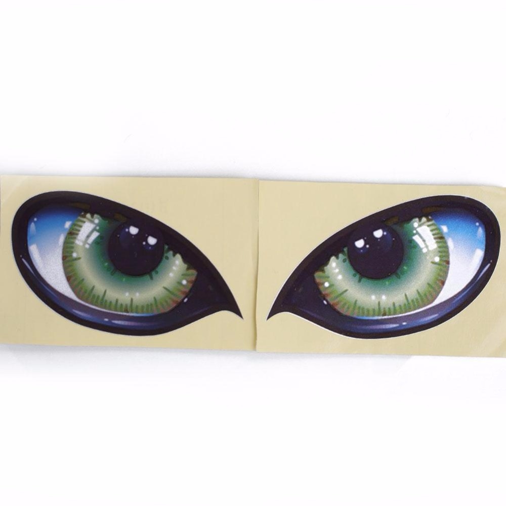 2pcs Car Decal Stickers Cat Eyes 2pcs Car Decal Stickers Cat Eyes