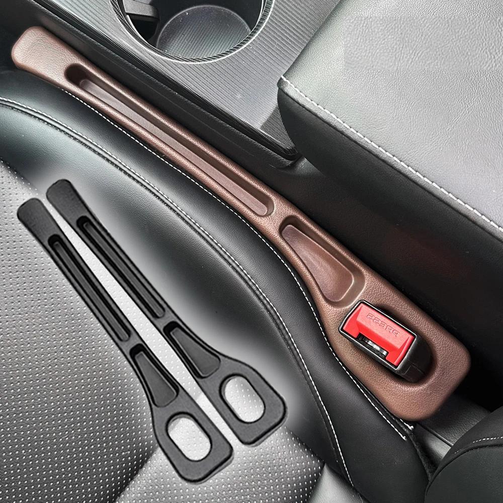 2Pcs Car Seat Gap Filler Seat Crevice Storage Box Bag Between Seats Console Organizer Decoration Interior Auto 2Pcs Car Seat Gap Filler Seat Crevice Storage Box Bag Between Seats Console Organizer Decoration Interior Auto