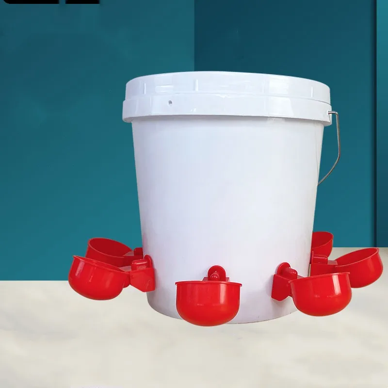 2pcs Chicken Drinking Cup Automatic Drinker Chicken Feeder Plastic Poultry Waterer Drinking Water Feeder for Chicks 2pcs Chicken Drinking Cup Automatic Drinker Chicken Feeder Plastic Poultry Waterer Drinking Water Feeder for Chicks