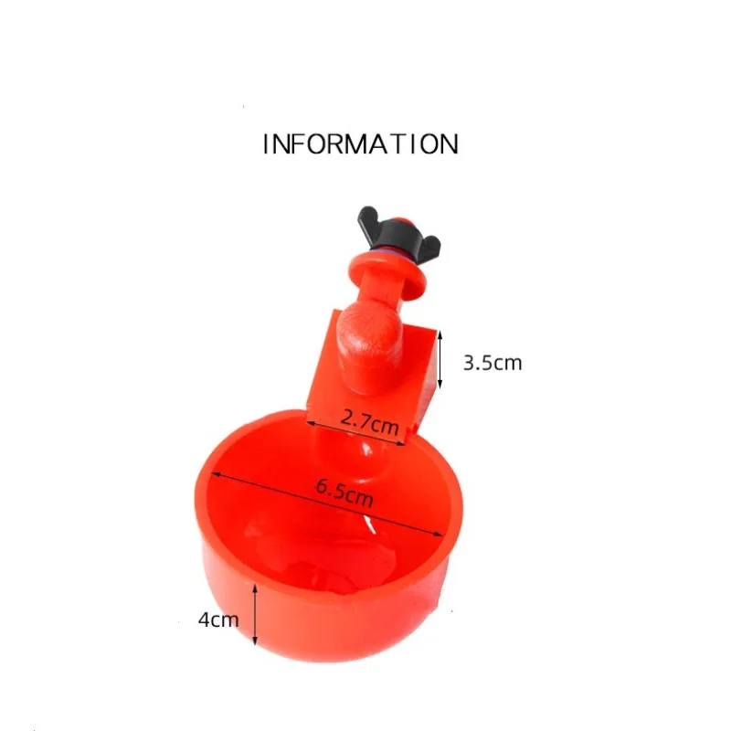 2pcs Chicken Drinking Cup Automatic Drinker Chicken Feeder Plastic Poultry Waterer Drinking Water Feeder for Chicks 2pcs Chicken Drinking Cup Automatic Drinker Chicken Feeder Plastic Poultry Waterer Drinking Water Feeder for Chicks