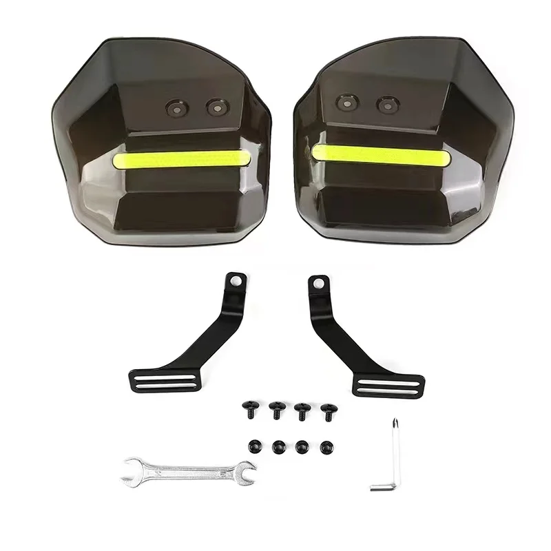 2pcs Easy to Install and Disassemble Hand Guard for Scooter Motorcycle ATV with Night Reflective Strip Wind Rain and 2pcs Easy to Install and Disassemble Hand Guard for Scooter Motorcycle ATV with Night Reflective Strip Wind Rain and