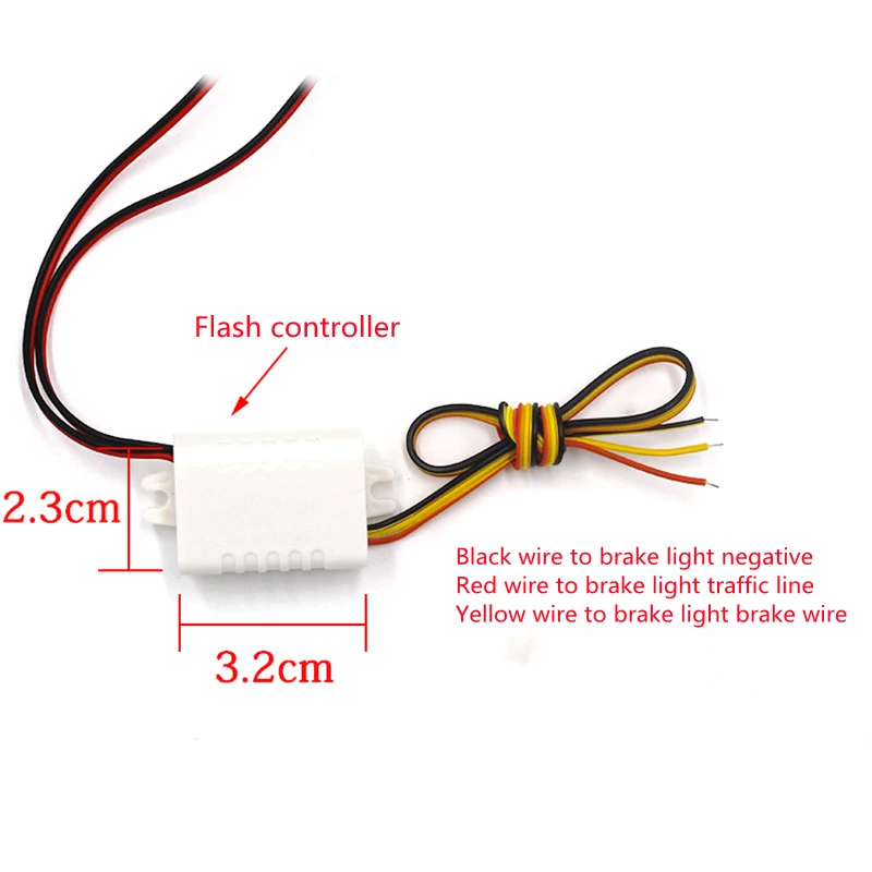 2Pcs LED Lights Car Strobe Police Lights Emergency Safety Warning Lamp Assembly 12V Car Motorcycles Flasher Auto 2Pcs LED Lights Car Strobe Police Lights Emergency Safety Warning Lamp Assembly 12V Car Motorcycles Flasher Auto