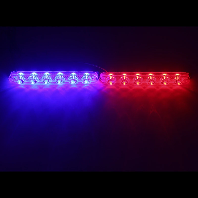 2Pcs LED Lights Car Strobe Police Lights Emergency Safety Warning Lamp Assembly 12V Car Motorcycles Flasher Auto 2Pcs LED Lights Car Strobe Police Lights Emergency Safety Warning Lamp Assembly 12V Car Motorcycles Flasher Auto