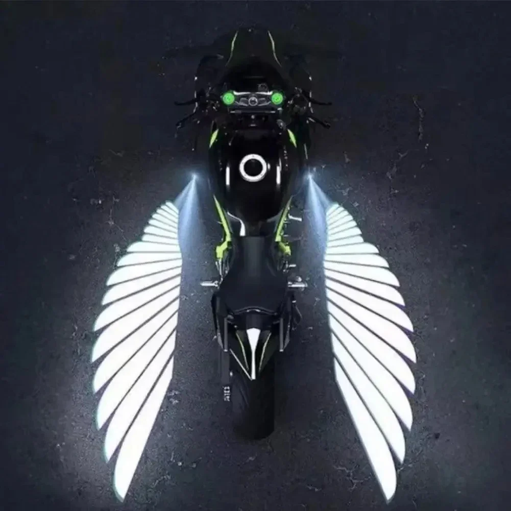 2PCS Motorcycle Angel wings LED projection light electric car street modification welcome decoration anti-collision 2PCS Motorcycle Angel wings LED projection light electric car street modification welcome decoration anti-collision
