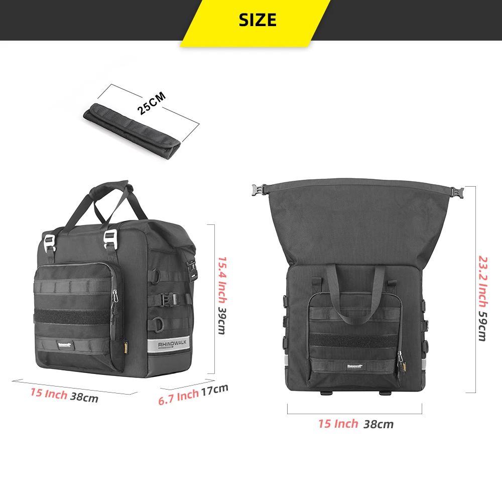 2Pcs Motorcycle Side Pannier Bag 25L 3D Cube Anti-Fall Quick Release Motorbike Saddle Box Riding Travel Luggage Bag 2Pcs Motorcycle Side Pannier Bag 25L 3D Cube Anti-Fall Quick Release Motorbike Saddle Box Riding Travel Luggage Bag