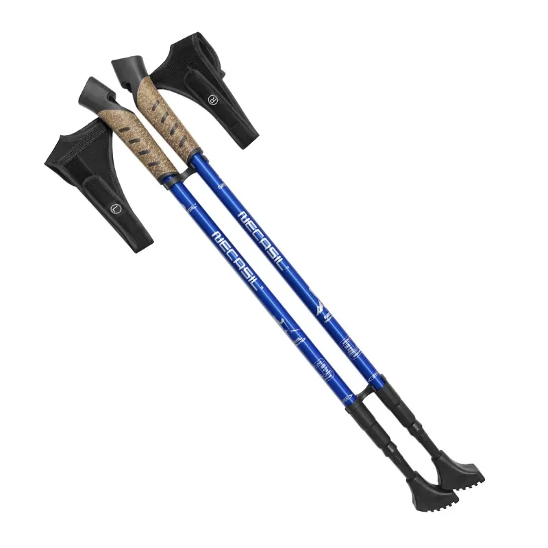 2PCS Nordic Walking Poles Trek Pole Telescopic Alpenstock 7075 Aluminum Alloy Shooting Crutch Senderismo Walking Stick 2PCS Nordic Walking Poles Trek Pole Telescopic Alpenstock 7075 Aluminum Alloy Shooting Crutch Senderismo Walking Stick
